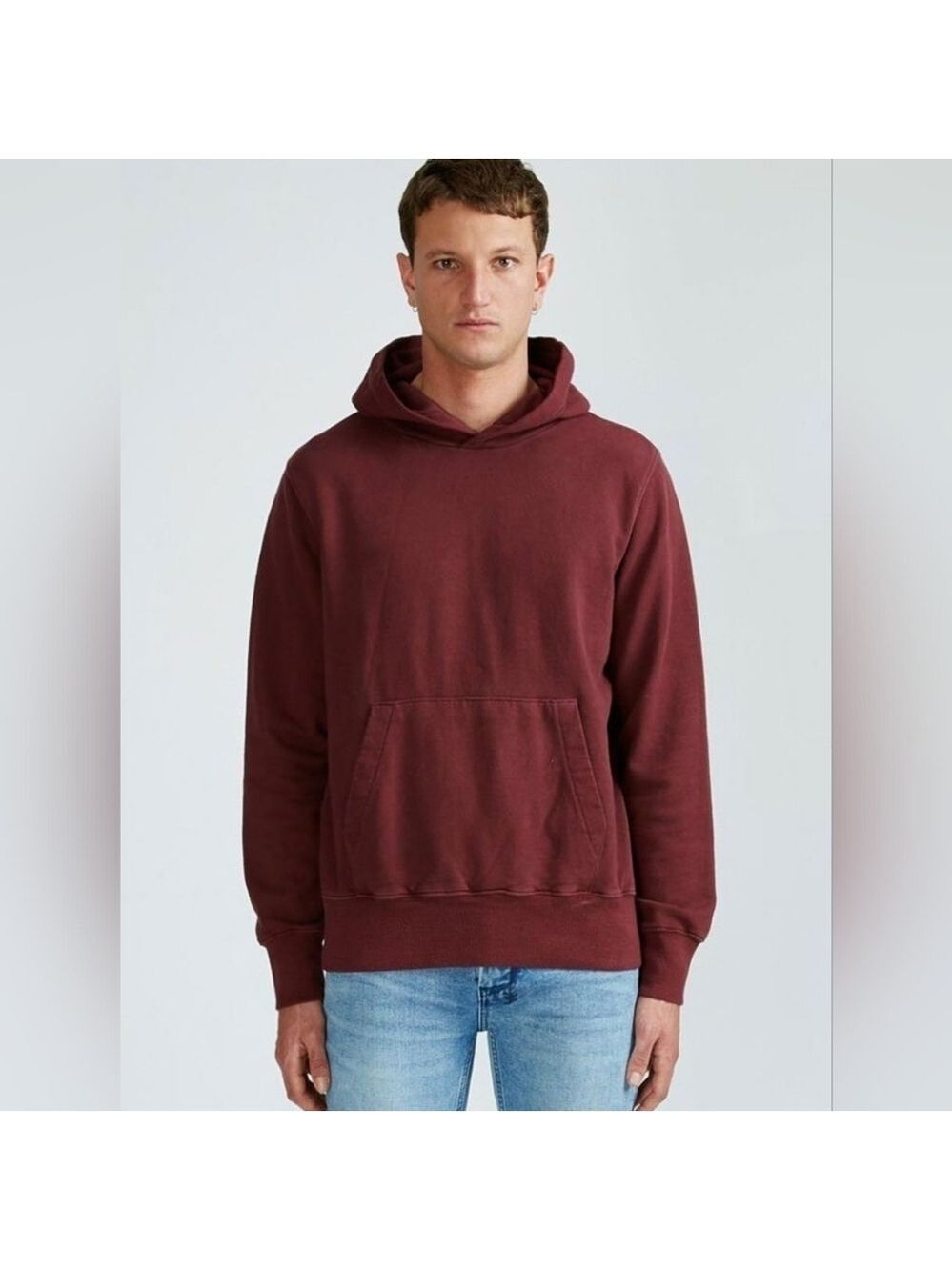 Ksubi The Seeing Lines Hoodie size S in EUC In Red Noir